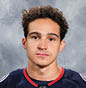 COLUMBUS, OH - SEPTEMBER 12:  Sonny Milano #22 of the Columbus Blue Jackets poses for his official headshot for the 2019-2020 season on September 12, 2019 at Nationwide Arena in Columbus, Ohio   (Photo by Jamie Sabau NHLI via Getty Images) *** Local Caption *** Sonny Milano