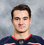 COLUMBUS, OH - SEPTEMBER 12:  Alexandre Texier #42 of the Columbus Blue Jackets poses for his official headshot for the 2019-2020 season on September 12, 2019 at Nationwide Arena in Columbus, Ohio   (Photo by Jamie Sabau NHLI via Getty Images) *** Local Caption *** Alexandre Texier