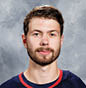 COLUMBUS, OH - SEPTEMBER 12:  Oliver Bjorkstrand #28 of the Columbus Blue Jackets poses for his official headshot for the 2019-2020 season on September 12, 2019 at Nationwide Arena in Columbus, Ohio   (Photo by Jamie Sabau NHLI via Getty Images) *** Local Caption *** Oliver Bjorkstrand