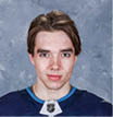 WINNIPEG, MB - SEPTEMBER 12: Ville Heinola #36 of the Winnipeg Jets poses for his official headshot for the 2019-2020 season on September 12, 2019 at the Bell MTS Iceplex in Winnipeg, Manitoba, Canada   (Photo by Jonathan Kozub NHLI via Getty Images) *** Local Caption *** Ville Heinola