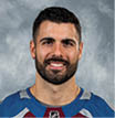 DENVER, CO - SEPTEMBER 12: Mark Barberio of the Colorado Avalanche poses for his official headshot for the 2019-2020 NHL season on September 12, 2019 at the Pepsi Center in Denver, Colorado  (Photo by Michael Martin NHLI via Getty Images)  *** Local Caption *** Mark Barberio