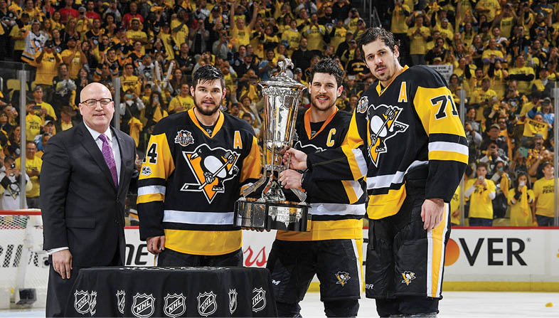 May 25, 2017 - Pittsburgh Penguins vs Ottawa Senators in Game Seven of the Eastern Conference Final during the 2017 NHL Stanley Cup Playoffs at PPG Paints Arena  Pittsburgh won the game 3-2 in double overtime 