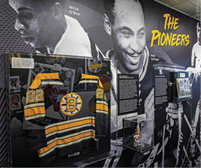 MADISON HEIGHTS, MI - JANUARY 08: Images of the NHL Black History Month Truck Tour at MRA Corporate Headquarters on January 8, 2020 in Madison Heights, Michigan  (Photo by Dave Reginek NHLI via Getty Images)