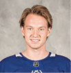 TORONTO, CANADA - SEPTEMBER 12: Rasmus Sandin of the Toronto Maple Leafs poses for his official headshot for the 2019-2020 season on September 12, 2019 at Ford Performance Centre in Toronto, Ontario, Canada  (Photo by Mark Blinch NHLI via Getty Images)