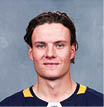 BUFFALO, NY - SEPTEMBER 12: Victor Olofsson of the Buffalo Sabres poses for his official headshot for the 2019-2020 season on September 12, 2019 at the KeyBank Center in Buffalo, New York  (Photo by Bill Wippert NHLI via Getty Images) *** Local Caption *** Victor Olofsson