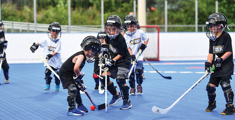 August 7, 2019 - Pittsburgh Penguins Learn to Play Dek Hockey at South Park 