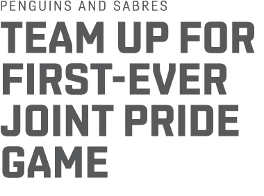 Penguins and Sabres Team Up for First-Ever Joint Pride Game 
