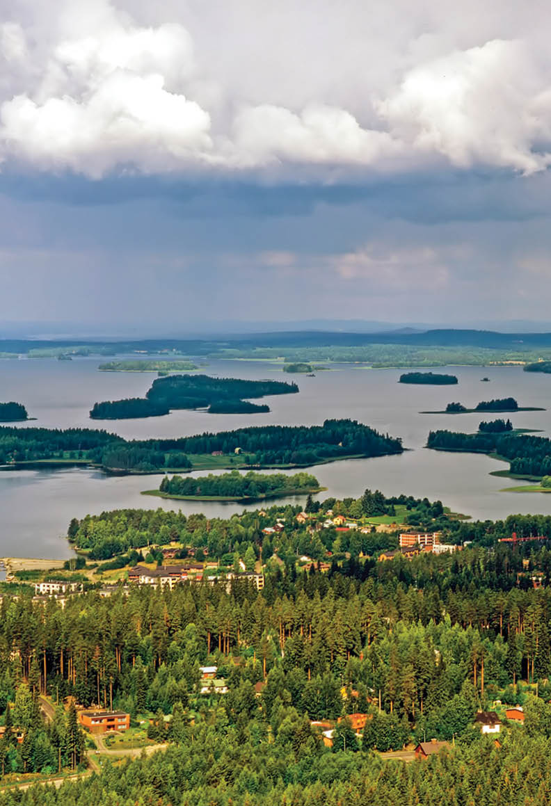View of Kuopio in Finland