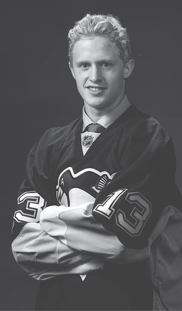 NEWARK, NJ - JUNE 30:  Jake Guentzel, 77th pick overall by the Pittsburgh Penguins, poses for a portrait during the 2013 NHL Draft at the Prudential Center on June 30, 2013 in Newark, New Jersey   (Photo by Jamie Squire Getty Images) 