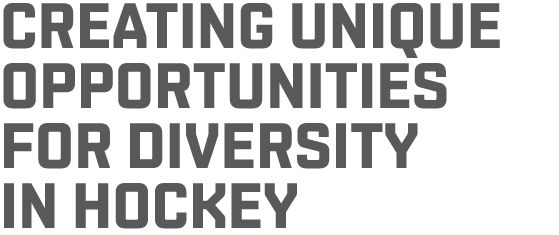 Creating Unique Opportunities for Diversity in Hockey 