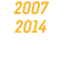 2007 2014