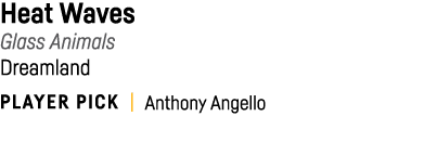 Heat Waves Glass Animals Dreamland PLAYER PICK   Anthony Angello