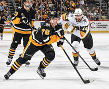 March 11, 2022 - Pittsburgh Penguins vs Vegas Golden Knights at PPG Paints Arena  Pittsburgh won the game 5-2 