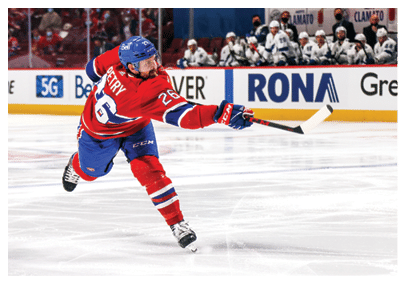 MONTREAL, QUEBEC - JULY 05: Jeff Petry #26 of the Montreal Canadiens skates against the Tampa Bay Lightning during Game Four of the 2021 NHL Stanley Cup Final at the Bell Centre on July 05, 2021 in Montreal, Quebec, Canada  (Photo by Bruce Bennett Getty Images)