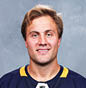BUFFALO, NY - SEPTEMBER 12: Johan Larsson of the Buffalo Sabres poses for his official headshot for the 2019-2020 season on September 12, 2019 at the KeyBank Center in Buffalo, New York  (Photo by Bill Wippert NHLI via Getty Images) *** Local Caption *** Johan Larsson