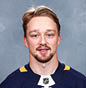 BUFFALO, NY - SEPTEMBER 12: Rasmus Asplund of the Buffalo Sabres poses for his official headshot for the 2019-2020 season on September 12, 2019 at the KeyBank Center in Buffalo, New York  (Photo by Bill Wippert NHLI via Getty Images) *** Local Caption *** Rasmus Asplund