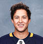 BUFFALO, NY - SEPTEMBER 12: Brandon Montour of the Buffalo Sabres poses for his official headshot for the 2019-2020 season on September 12, 2019 at the KeyBank Center in Buffalo, New York  (Photo by Bill Wippert NHLI via Getty Images) *** Local Caption *** Brandon Montour