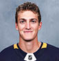 BUFFALO, NY - SEPTEMBER 12: Tage Thompson of the Buffalo Sabres poses for his official headshot for the 2019-2020 season on September 12, 2019 at the KeyBank Center in Buffalo, New York  (Photo by Bill Wippert NHLI via Getty Images) *** Local Caption *** Tage Thompson