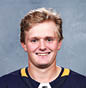 BUFFALO, NY - SEPTEMBER 12: Casey Mittelstadt of the Buffalo Sabres poses for his official headshot for the 2019-2020 season on September 12, 2019 at the KeyBank Center in Buffalo, New York  (Photo by Bill Wippert NHLI via Getty Images) *** Local Caption *** Casey Mittelstadt