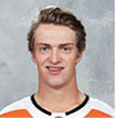 VOORHEES, NJ - SEPTEMBER 12:  Travis Sanheim of the Philadelphia Flyers poses for his official headshot for the 2019-2020 season on September 12, 2019 at the Virtua Flyers Skate Zone in Voorhees, New Jersey   (Photo by Len Redkoles NHLI via Getty Images) *** Local Caption *** Travis Sanheim