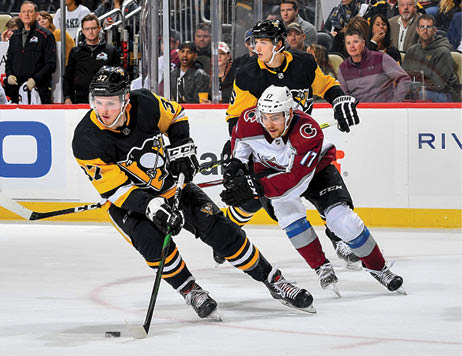 October 16, 2019 - Pittsburgh Penguins vs Colorado Avalanche at PPG Paints Arena  Pittsburgh won the game 3-2 in overtime 