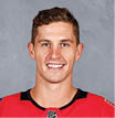 CALGARY, CANADA   SEPTEMBER 12: Brandon Davidson of the Calgary Flames poses for his official headshot for the 2019-2020 season on September 12, 2019 at the Scotiabank Saddledome in Calgary, Canada  (Photo by Brad Watson NHLI via Getty Images) *** Local Caption *** Brandon Davidson