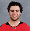 CALGARY, CANADA   SEPTEMBER 14: Dillon Dube of the Calgary Flames poses for his official headshot for the 2019-2020 season on September 14, 2019 at the Scotiabank Saddledome in Calgary, Canada  (Photo by Brad Watson NHLI via Getty Images) *** Local Caption *** Dillon Dube