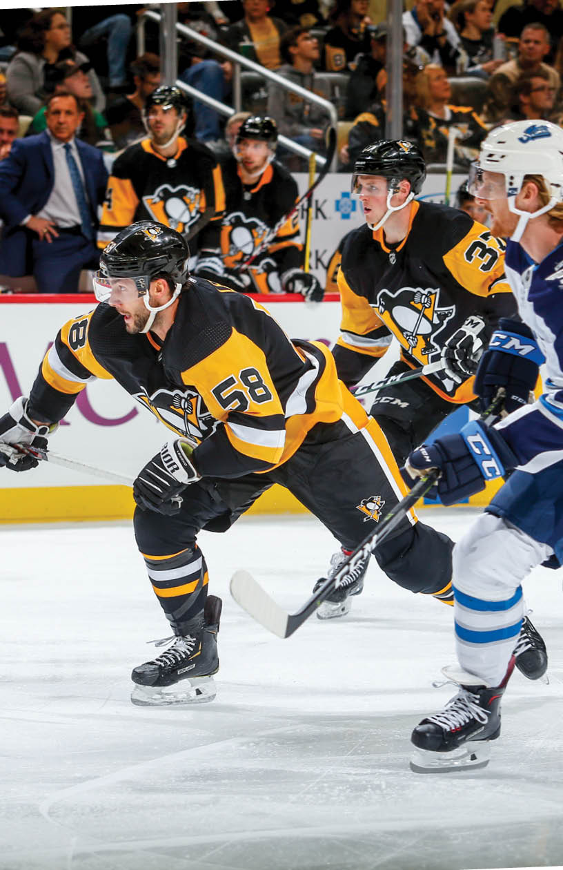 October 8, 2019 - Pittsburgh Penguins vs Winnipeg Jets at PPG Paints Arena  Winnipeg won the game 4-1 
