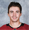 GLENDALE, ARIZONA - SEPTEMBER 12: Clayton Keller #9 of the Arizona Coyotes poses for his official headshot for the 2019-2020 season on September 12, 2019 at the Gila River Arena in Glendale, Arizona  (Photo by Norm Hall NHLI via Getty Images)