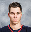 COLUMBUS, OH - SEPTEMBER 12:  Elvis Merzlikins #90 of the Columbus Blue Jackets poses for his official headshot for the 2019-2020 season on September 12, 2019 at Nationwide Arena in Columbus, Ohio   (Photo by Jamie Sabau NHLI via Getty Images) *** Local Caption *** Elvis Merzlikins