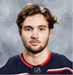 COLUMBUS, OH - SEPTEMBER 12:  Emil Bemstrom #52 of the Columbus Blue Jackets poses for his official headshot for the 2019-2020 season on September 12, 2019 at Nationwide Arena in Columbus, Ohio   (Photo by Jamie Sabau NHLI via Getty Images) *** Local Caption *** Emil Bemstrom
