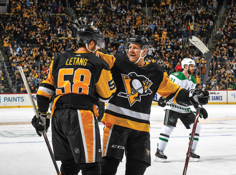 October 18, 2019 - Pittsburgh Penguins vs Dallas Stars at PPG Paints Arena  Pittsburgh won the game 4-2 