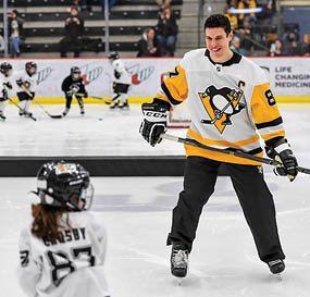 February 27, 2019 - Pittsburgh Penguins Golden Ticket at UPMC Lemieux Sports Complex 