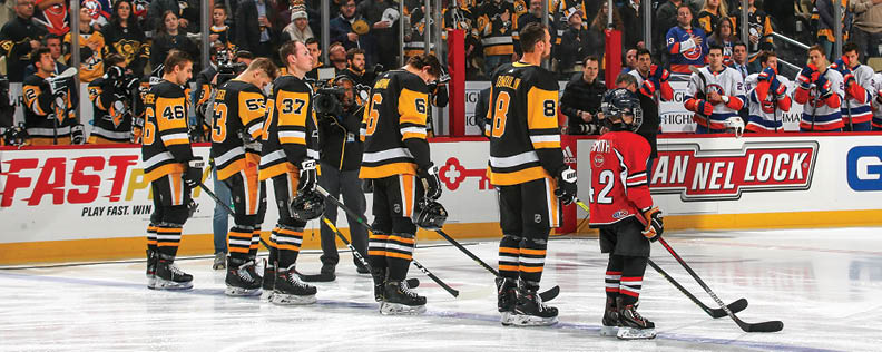 Novemeber 19, 2019 - Pittsburgh Penguins vs New York Islanders at PPG Paints Arena  New York won the game 3-2 in overtime 
