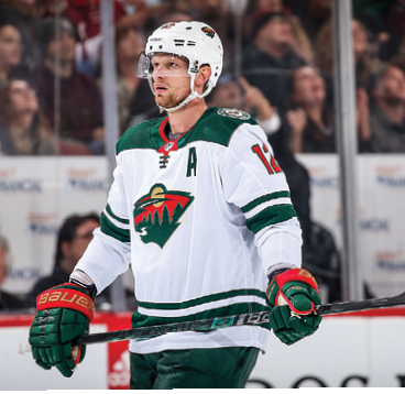 GLENDALE, ARIZONA - DECEMBER 19: Eric Staal #12 of the Minnesota Wild  during the second period of the NHL game against the Arizona Coyotes at Gila River Arena on December 19, 2019 in Glendale, Arizona  (Photo by Christian Petersen Getty Images)