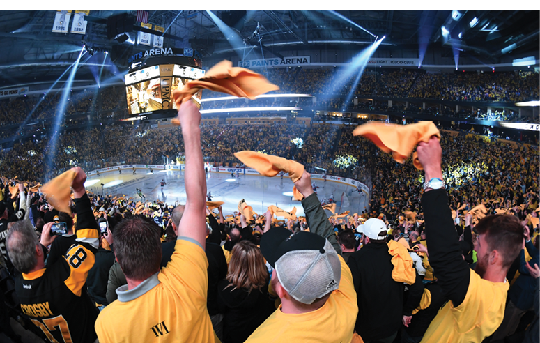 April 16, 2019 - Pittsburgh Penguins vs New York Islanders during Game Four of the Eastern Conference First Round at PPG Paints Arena  New York won the game 3-1 